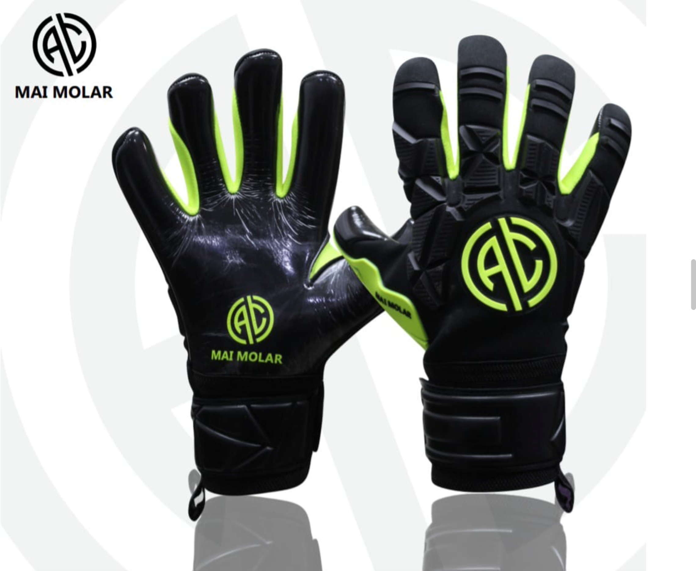 AC GLOVES BLACK & YELLOW