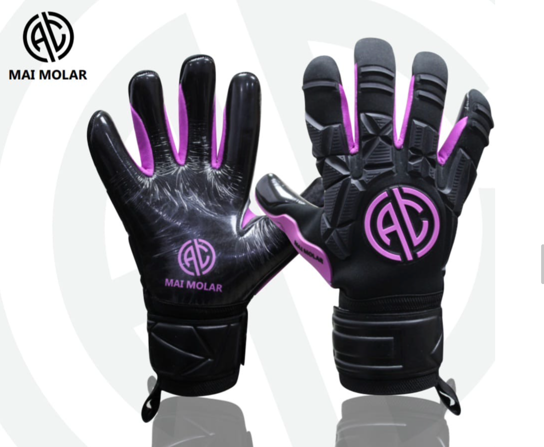 AC GLOVES BLACK & PURPLE
