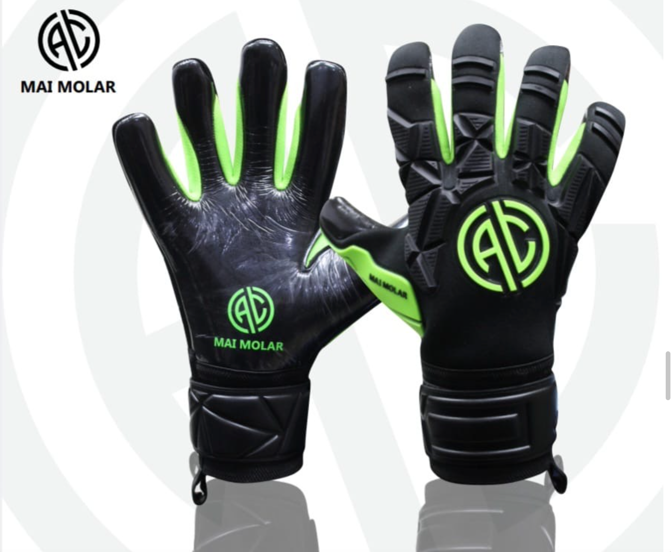 AC GLOVES BLACK & GREEN
